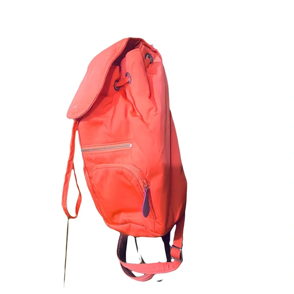 New Vera Bradley Midtown Cargo Coral Backpack with Padded Straps